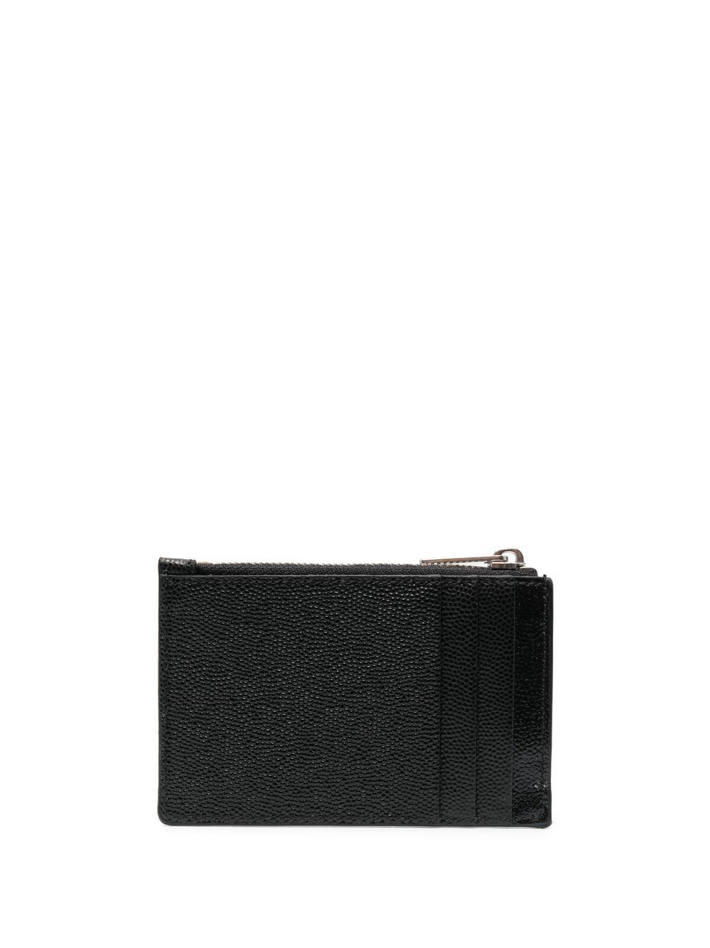 PALM ANGELS PALM ANGELS- Leather Zipped Card Case