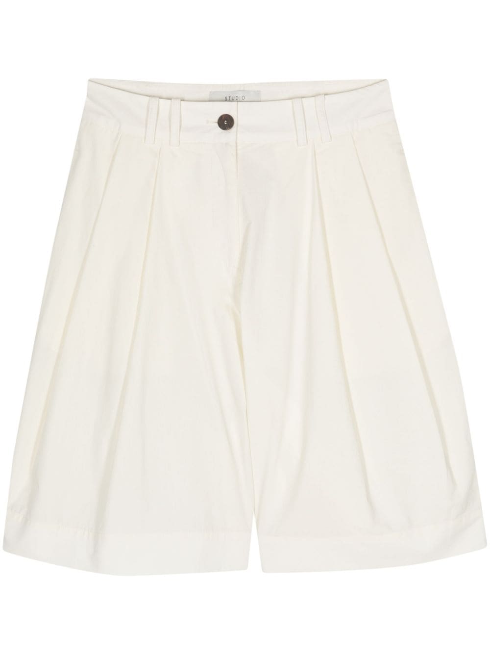 Studio Nicholson STUDIO NICHOLSON- Double Pleated Cotton Shorts