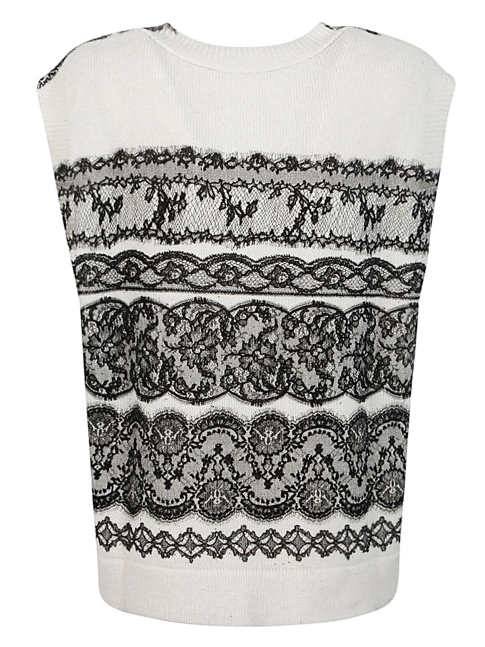 Liviana Conti LIVIANA CONTI- Embroidered Wool Blend Vest