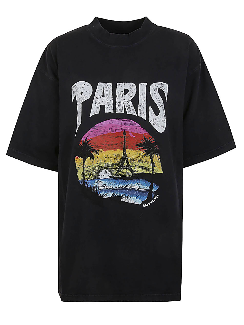 Balenciaga BALENCIAGA- Paris Tropical T-shirt