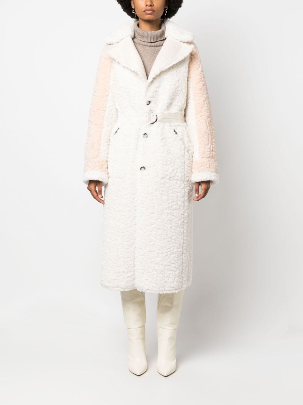 Urbancode URBANCODE- Long Coat With Belt