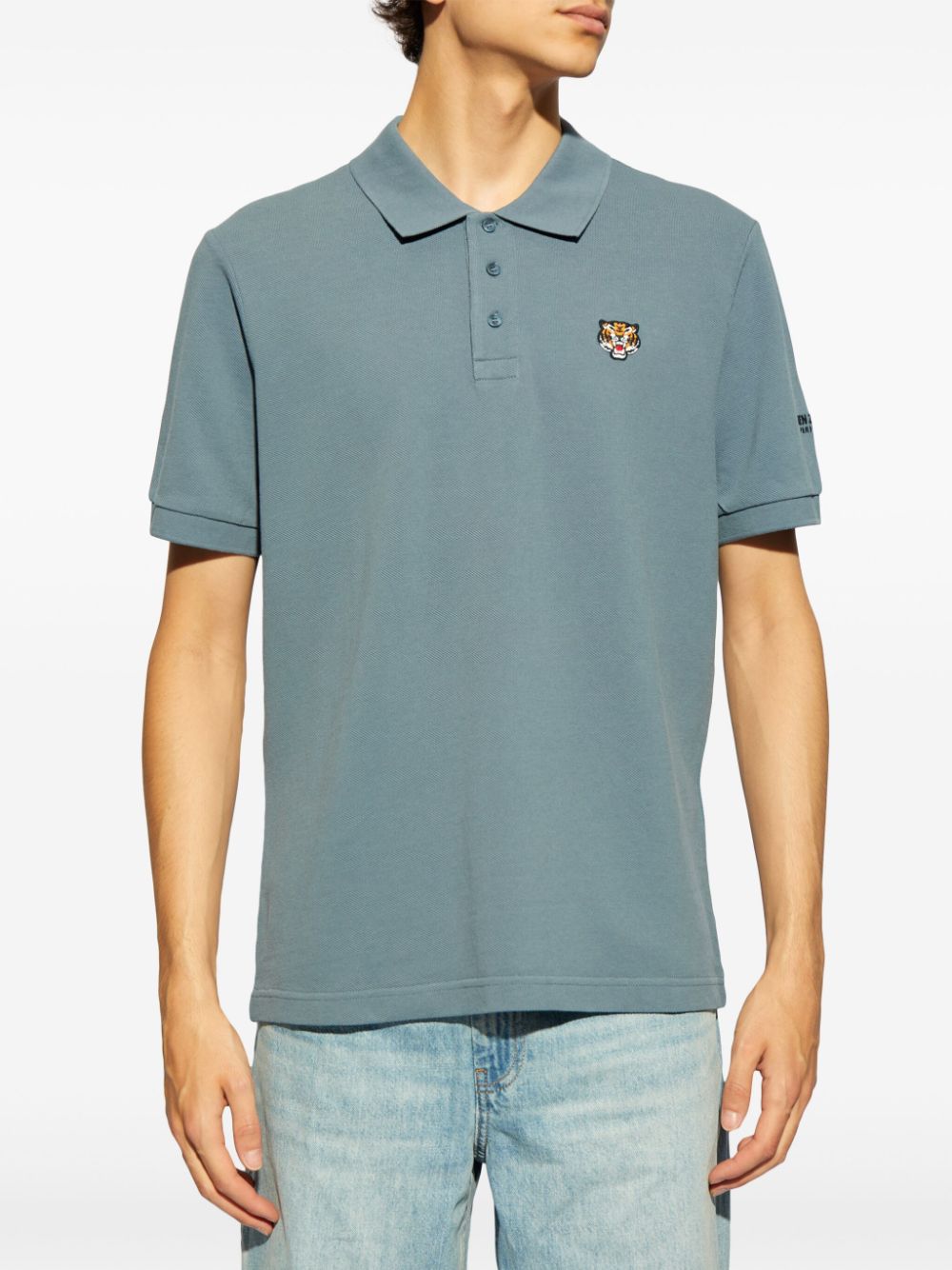 Kenzo KENZO- Lucky Tiger Organic Cotton Polo Shirt