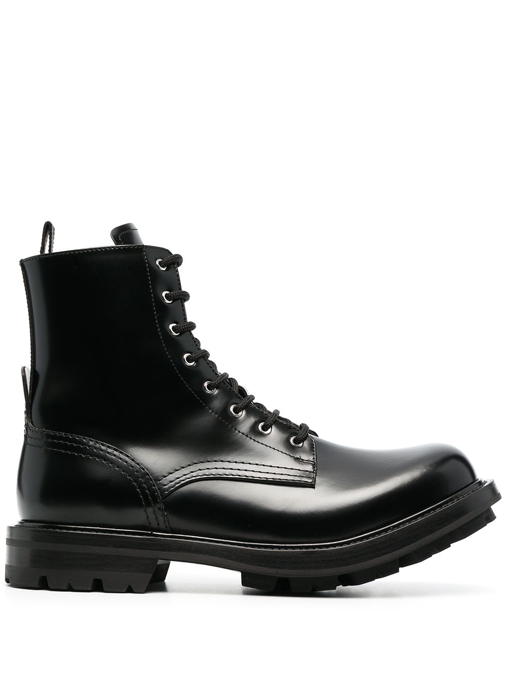 Alexander McQueen ALEXANDER MCQUEEN- Worker Leather Boots