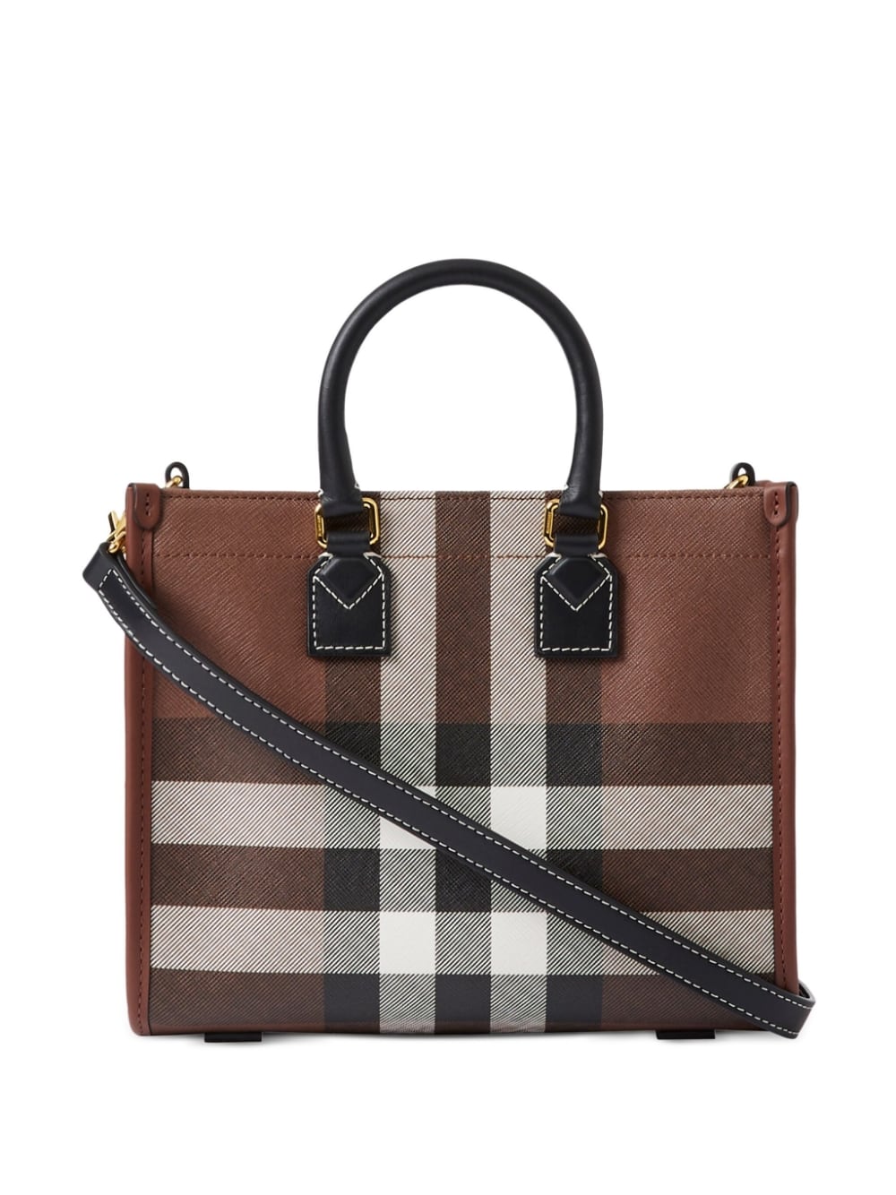 Burberry BURBERRY- Check Motiv Mini Tote Bag