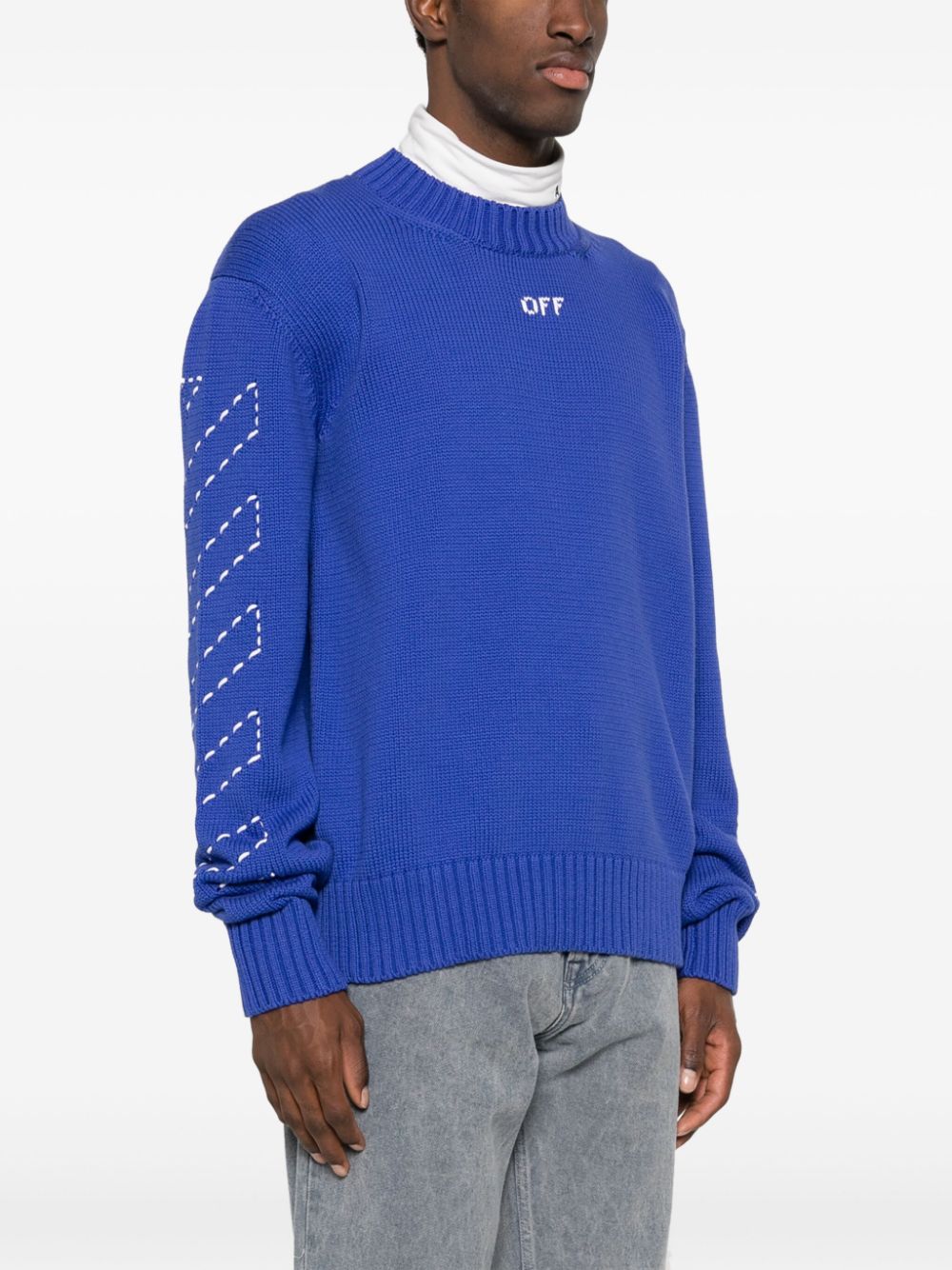 OFF-WHITE OFF-WHITE- Cotton Blend Sweater