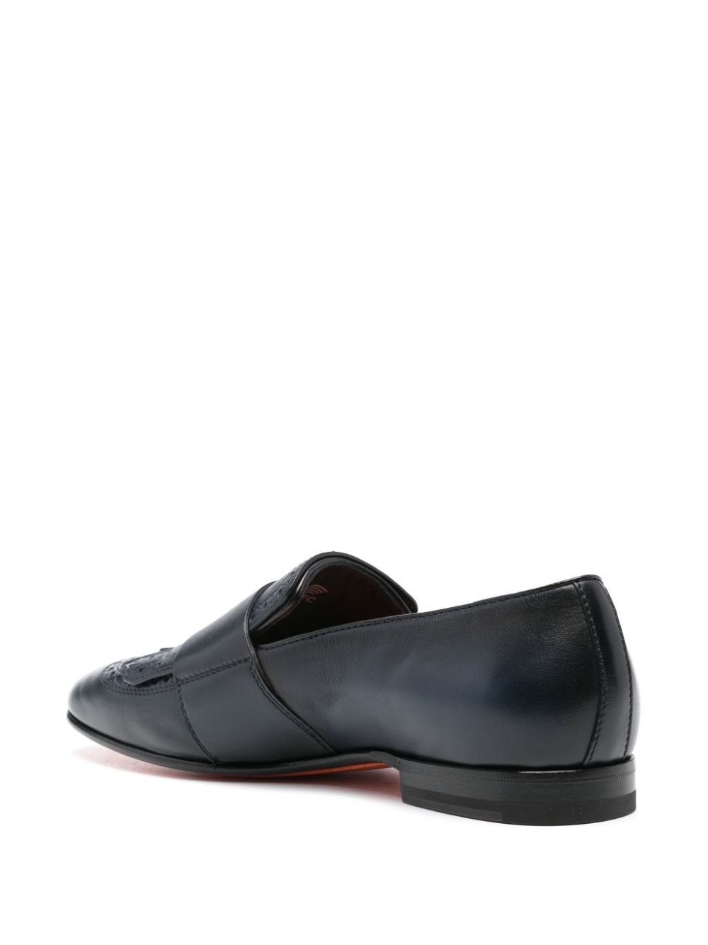 Santoni SANTONI- Leather Mocassin