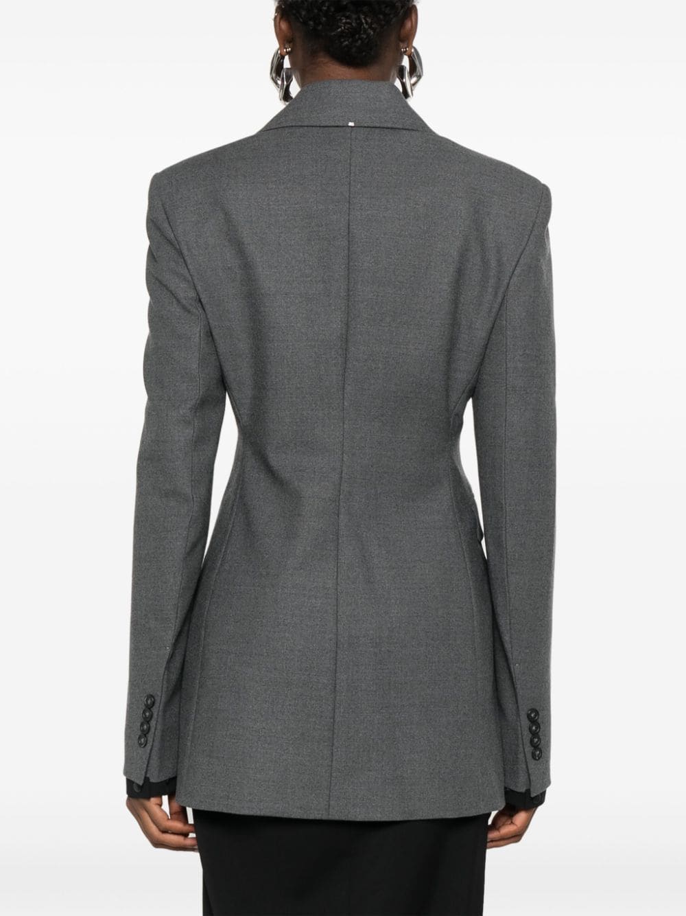 Sportmax SPORTMAX- Wool Single-breasted Jacket