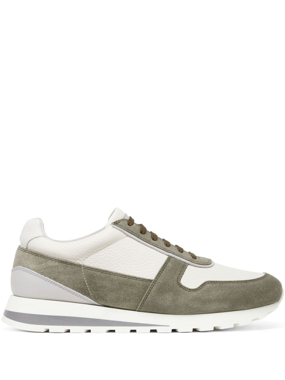 Brunello Cucinelli BRUNELLO CUCINELLI- Suede And Leathers Sneakers