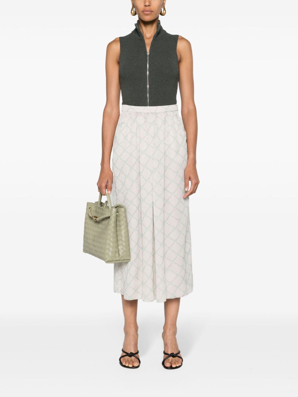 Emporio Armani EMPORIO ARMANI- Printed Midi Skirt