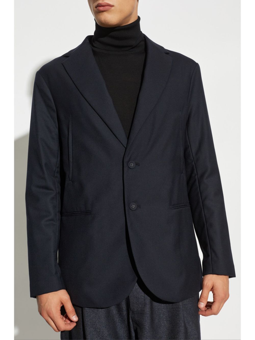 Emporio Armani EMPORIO ARMANI- Wool Blend Single-breasted Jacket