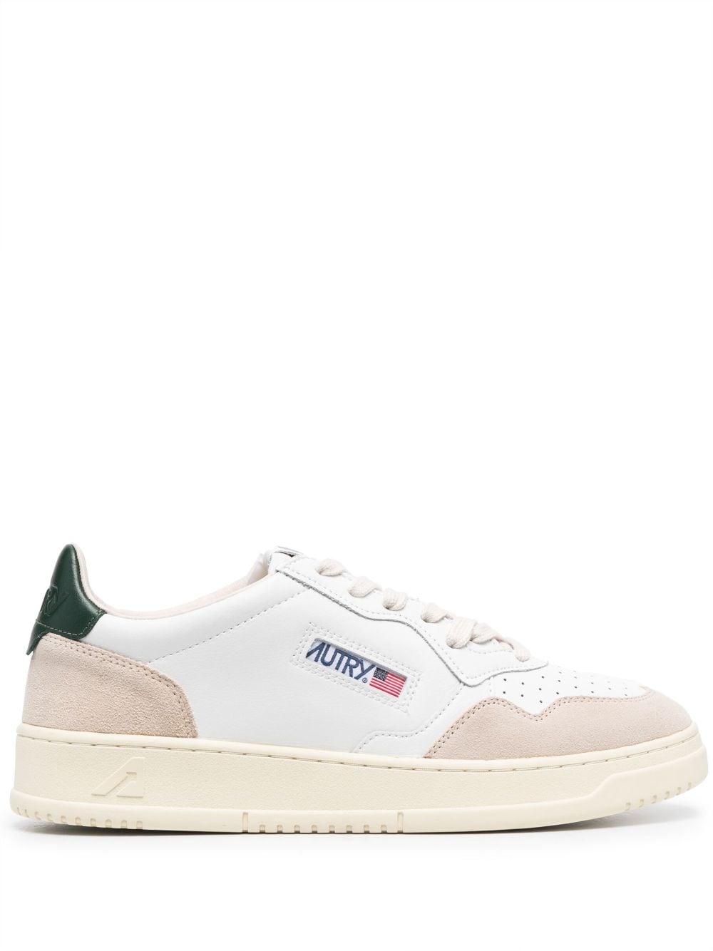 AUTRY AUTRY- Medalist Low Leather And Suede Sneakers