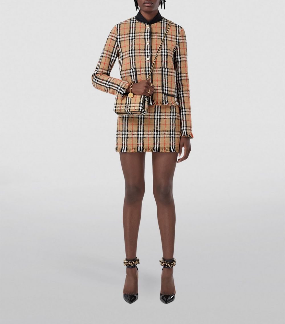 Burberry BURBERRY- Check Motif Skirt