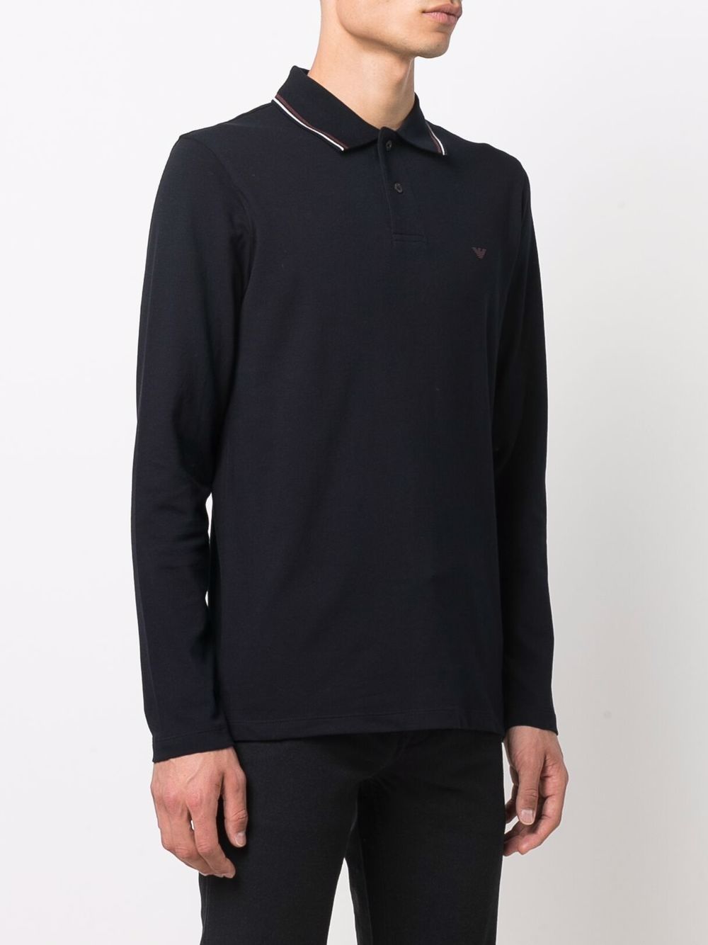 Emporio Armani EMPORIO ARMANI- Logo Cotton Polo Shirt