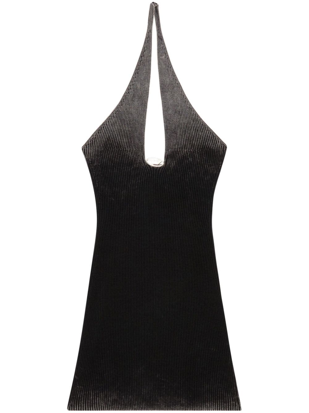 Diesel DIESEL- Cotton V-necked Dress