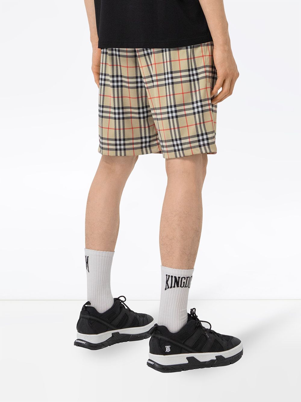 Burberry BURBERRY- Check Motif Shorts