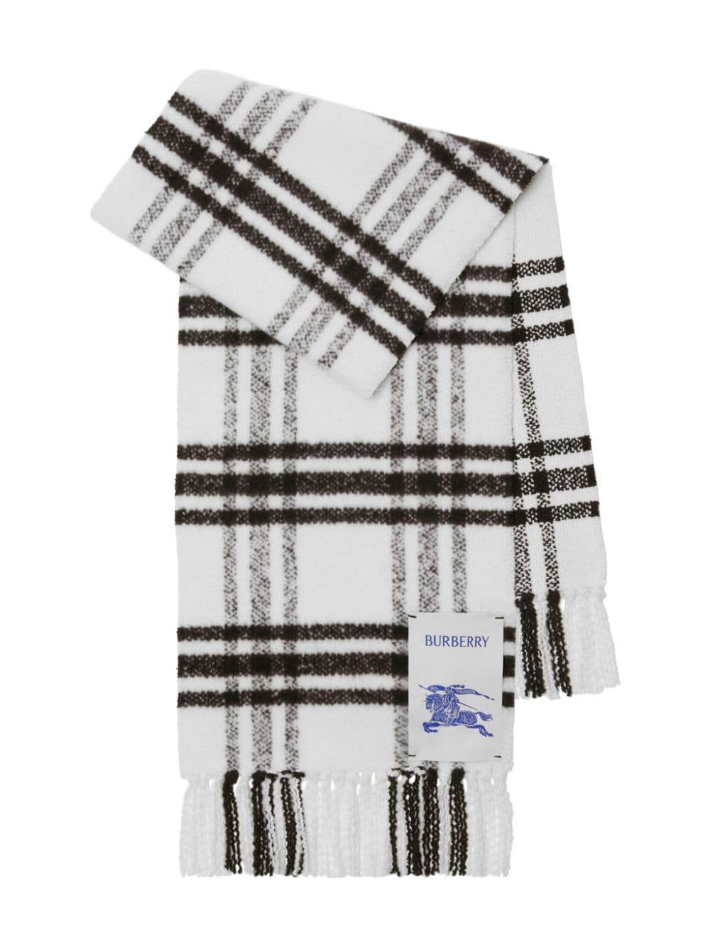 Burberry BURBERRY- Check Motif Wool Scarf