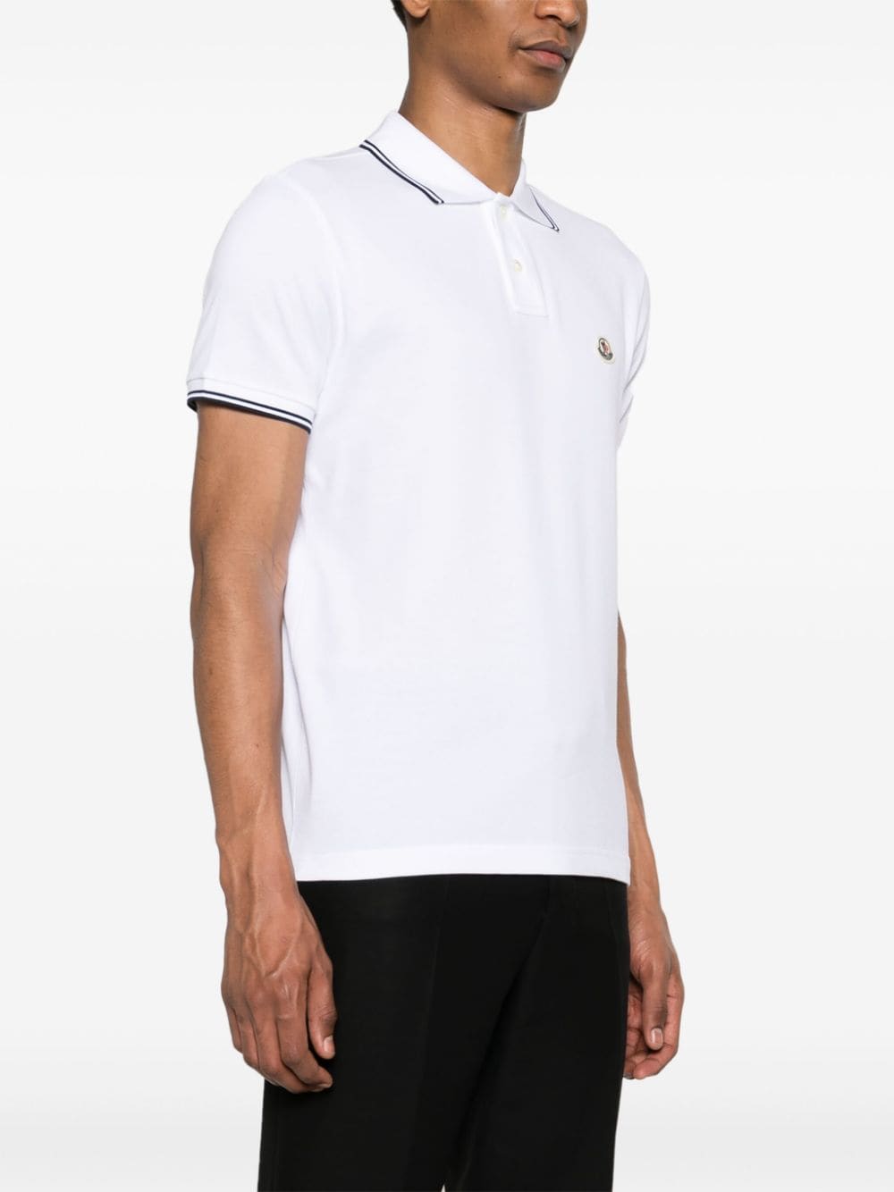 Moncler MONCLER- Logo Cotton Polo Shirt