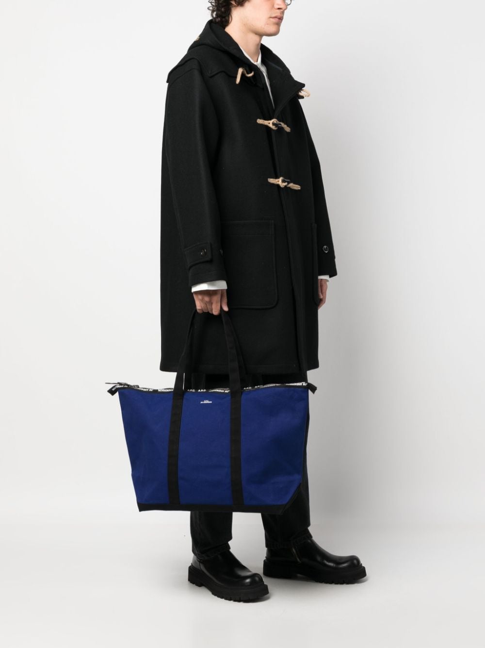 A.p.c. X Jw Anderson A.P.C. X JW ANDERSON- Cotton Zipped Tote Bag