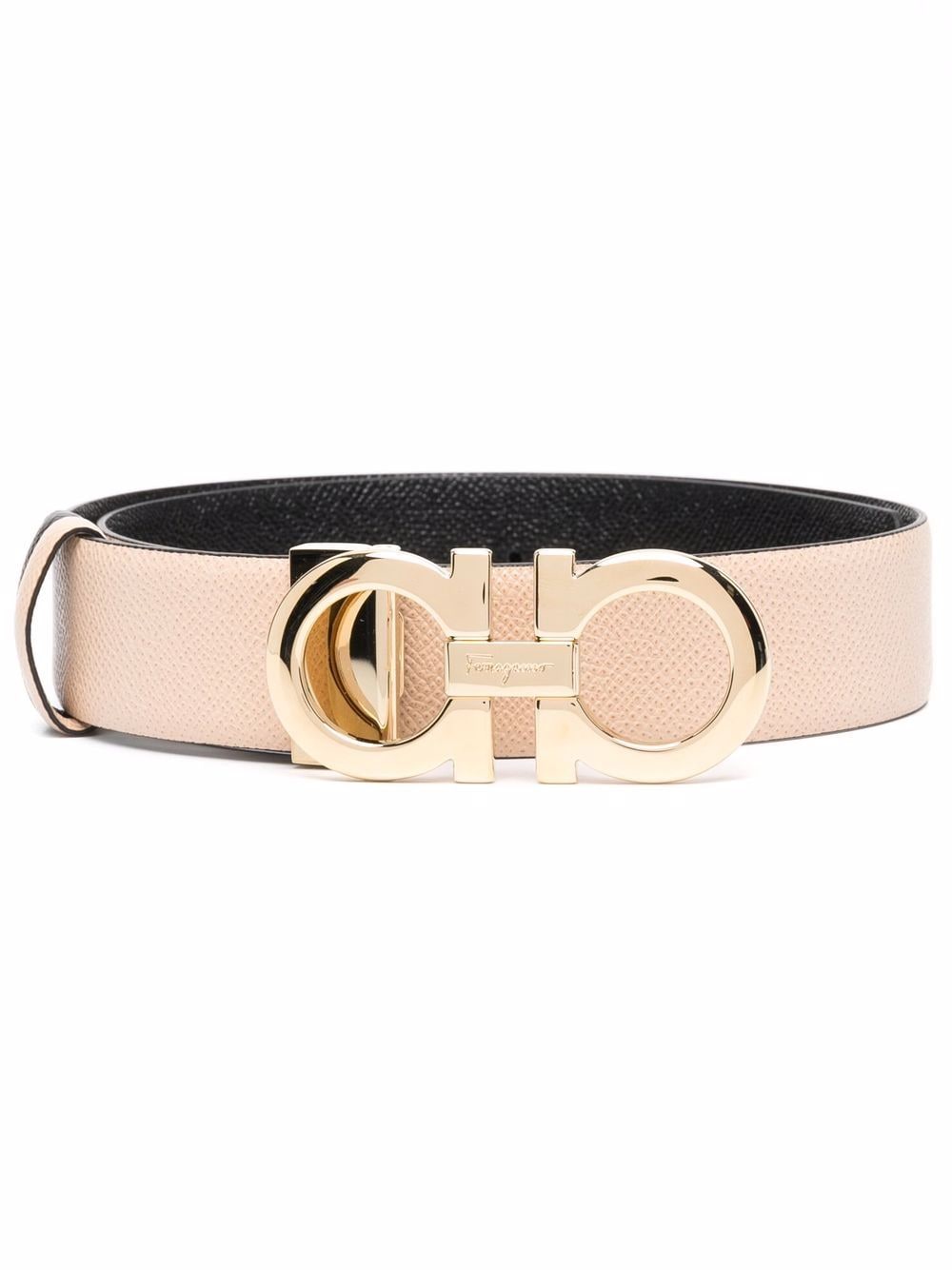 Ferragamo FERRAGAMO- Gancini Leather Reversible Belt