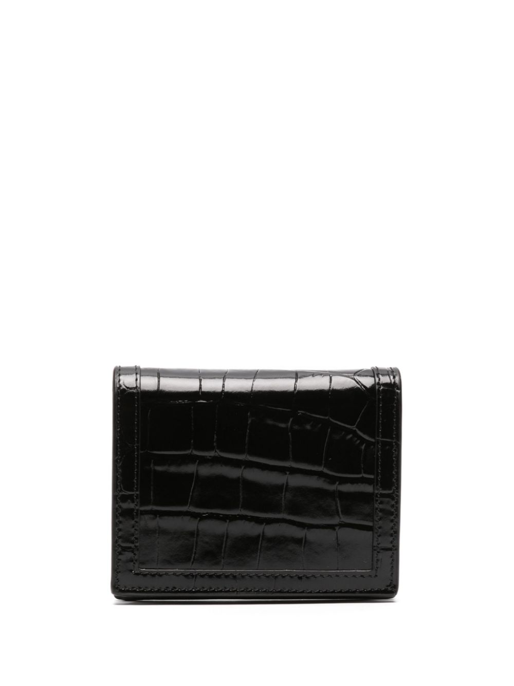 Versace VERSACE- Greca Goddess Leather Wallet