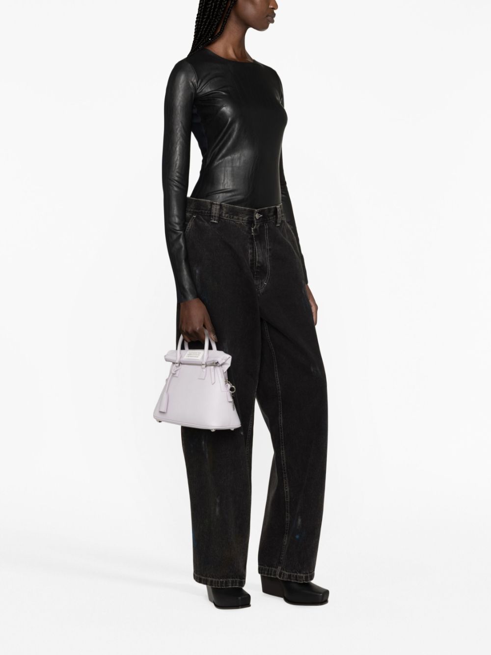 MM6 Maison Margiela MM6 MAISON MARGIELA- Long Sleeve Bodysuit