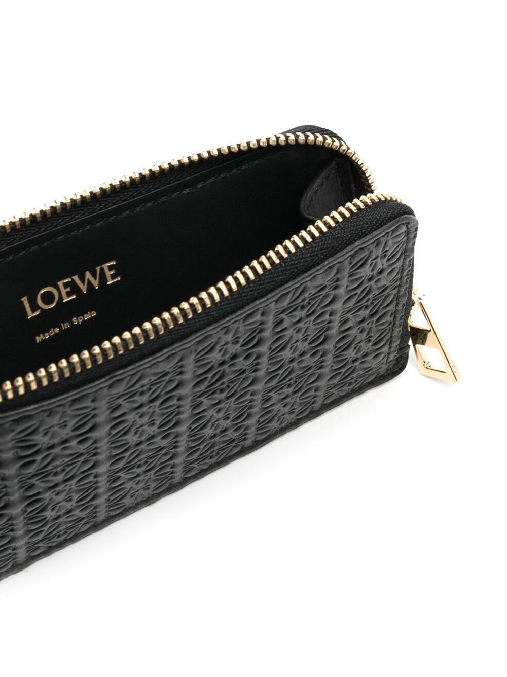 Loewe LOEWE- Repeat Embossed Leather Credit Card Case