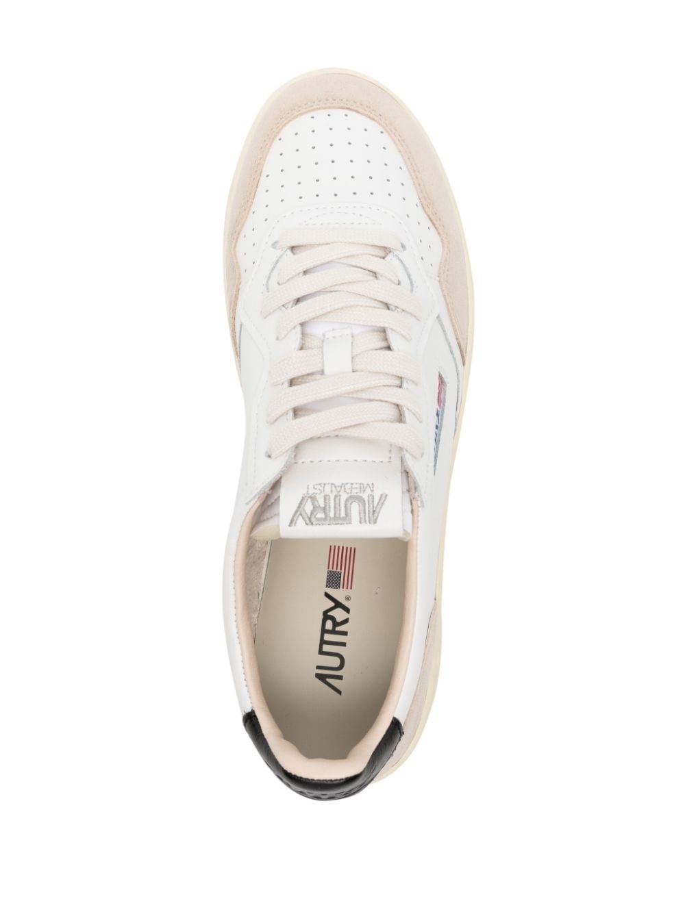 AUTRY AUTRY- Medalist Low Leather And Suede Sneakers