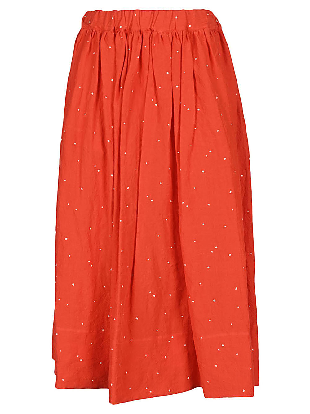 Apuntob APUNTOB- Cotton Pois Midi Skirt