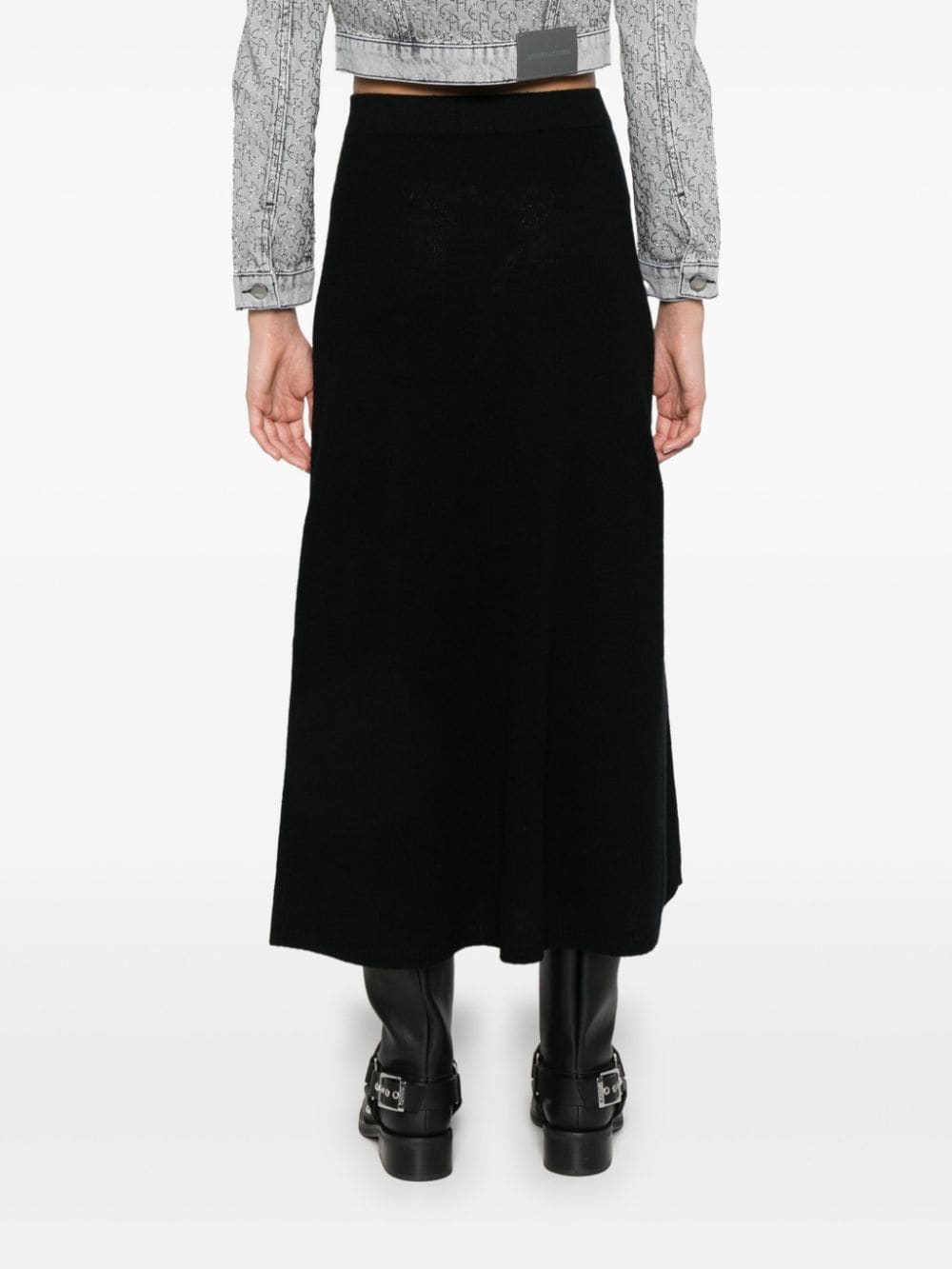 Emporio Armani EMPORIO ARMANI- Wool Midi Skirt