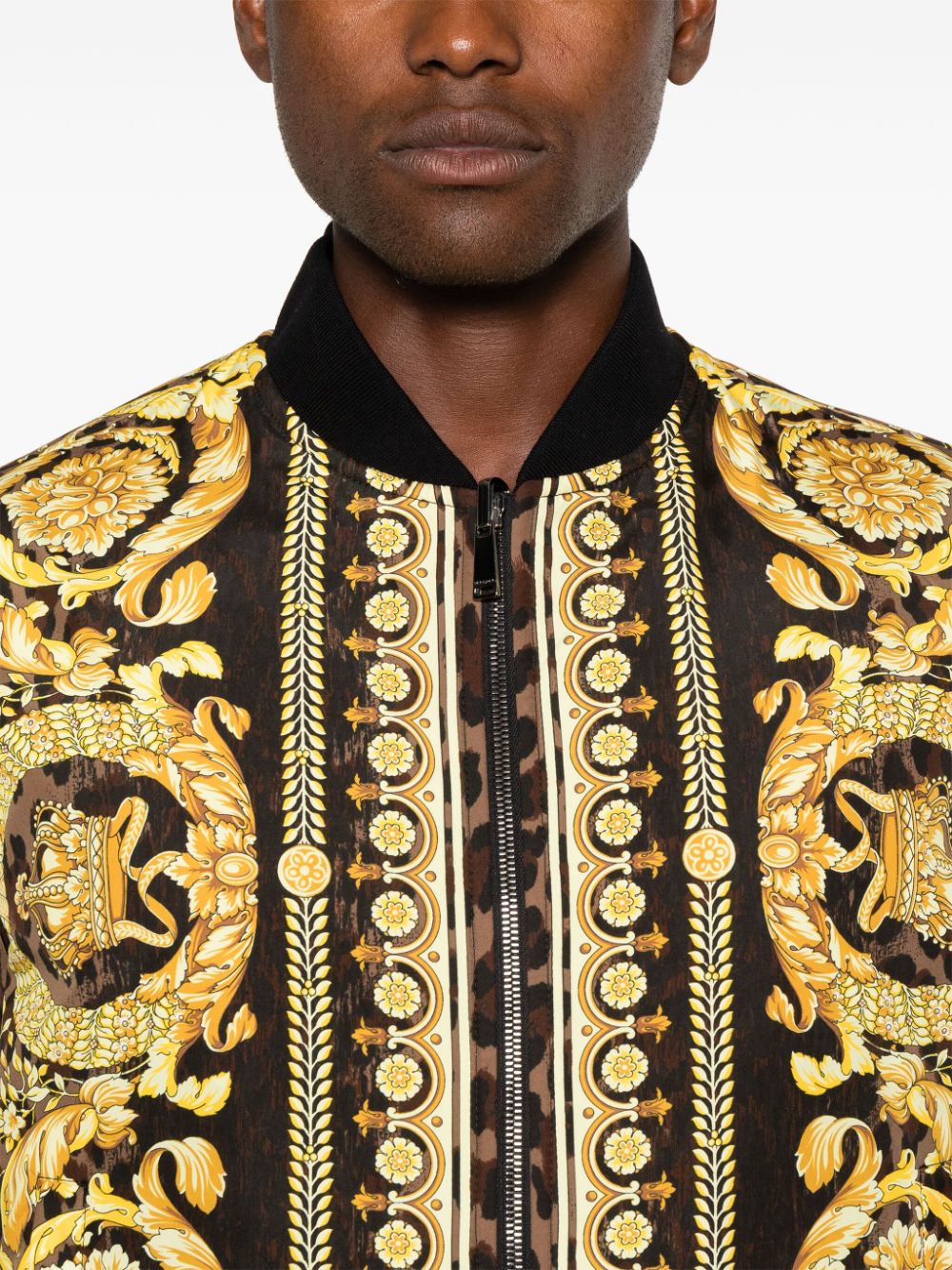 Versace VERSACE- Barocco Print Bomber Jacket