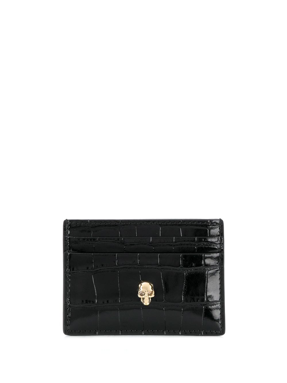 Alexander McQueen ALEXANDER MCQUEEN- Skull Leather Credit Card Case