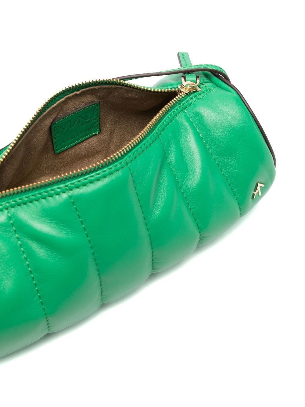 Manu Atelier MANU ATELIER- Padded Cylinder Leather Shoulder Bag