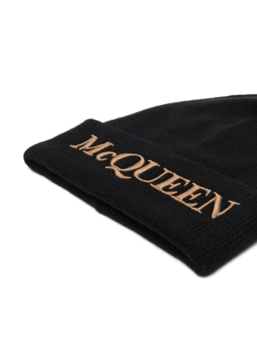 Alexander McQueen ALEXANDER MCQUEEN- Cashmere Logo Hat