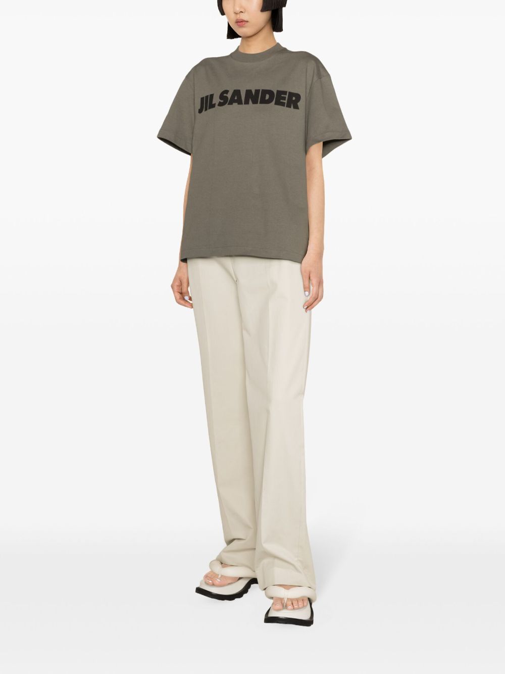 Jil Sander JIL SANDER- Jersey Cotton T-shirt With Logo