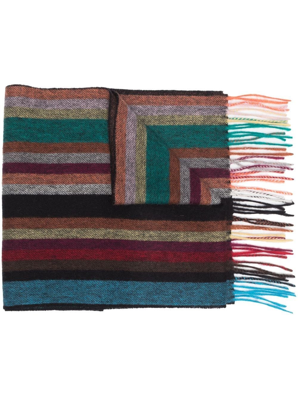 Paul Smith PAUL SMITH- Striped Wool Scarf