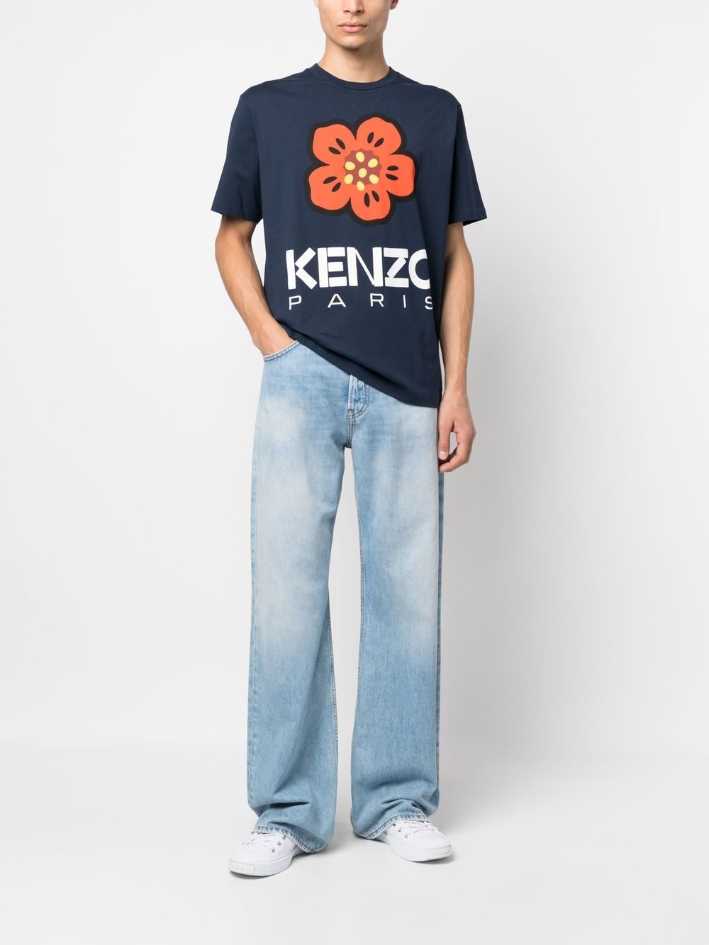 Kenzo KENZO- Boke Flower Cotton T-shirt