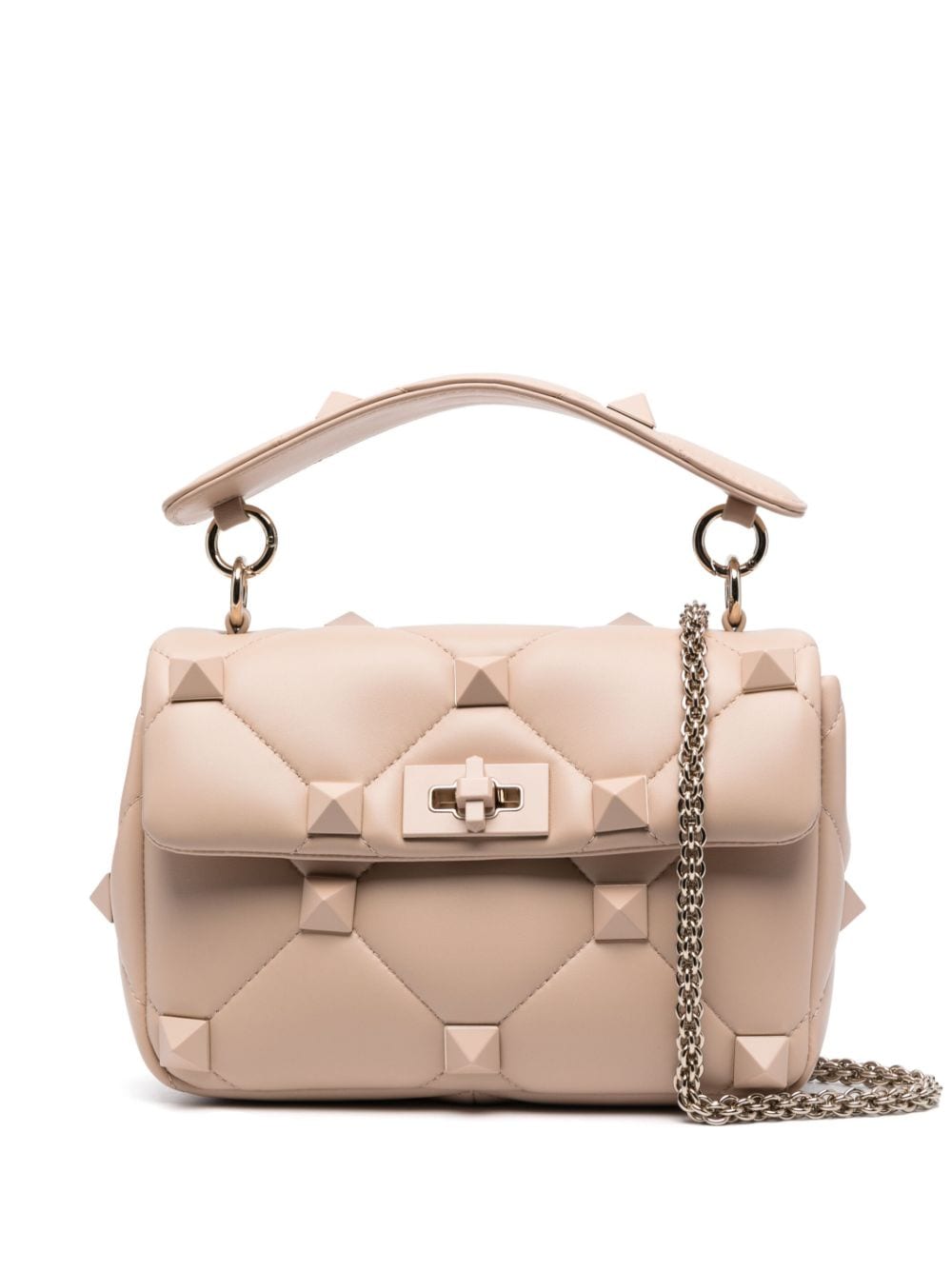 VALENTINO GARAVANI VALENTINO GARAVANI- Roman Stud Leather Shoulder Bag