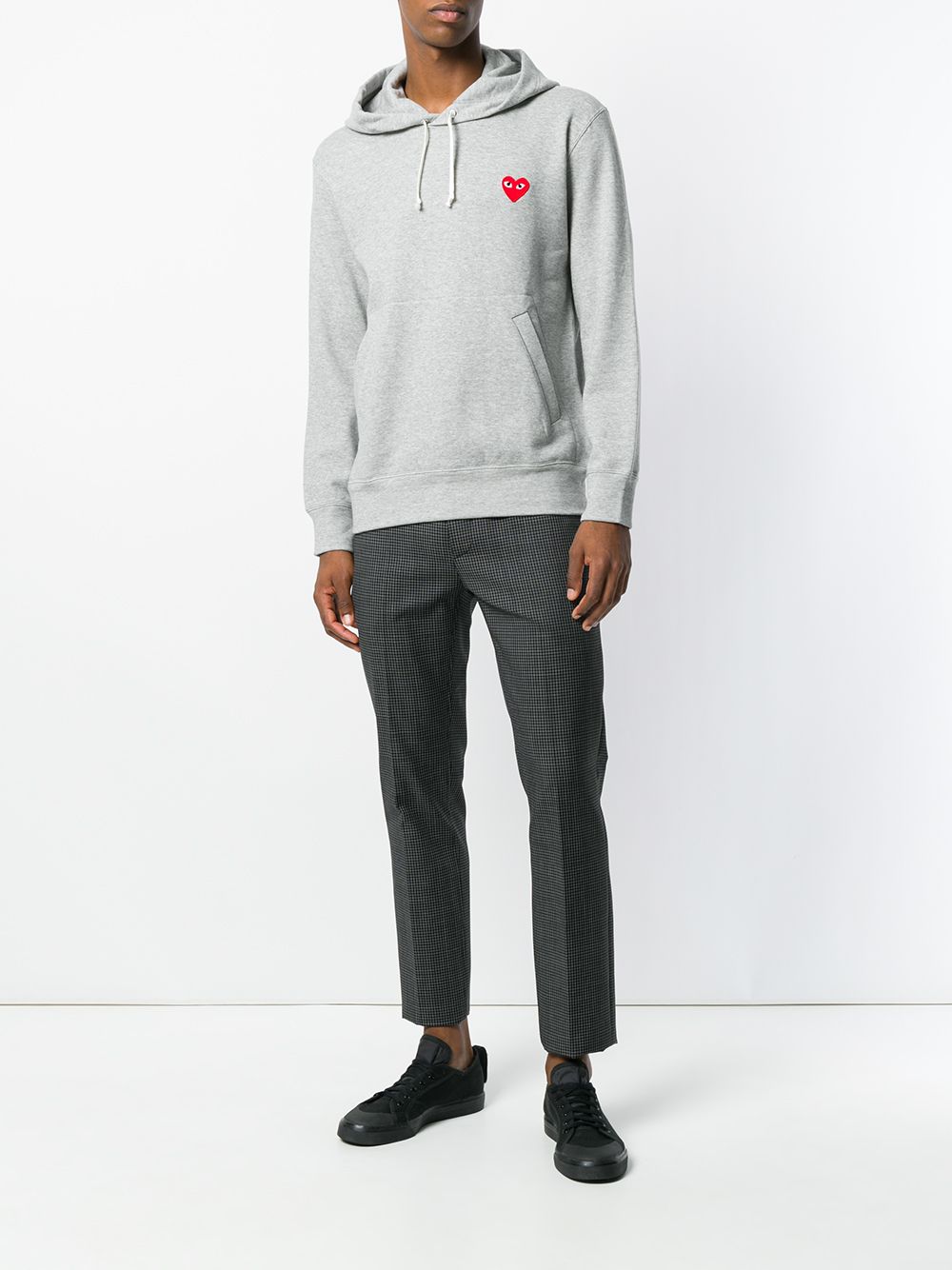 Comme Des Garçons Play COMME DES GARCONS PLAY- Logo Cotton Hoodie