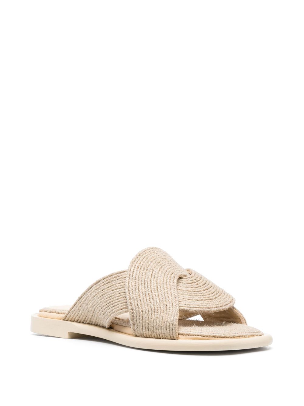 Loewe Paula's Ibiza LOEWE PAULA'S IBIZA- Petal Raffia Flat Sandals