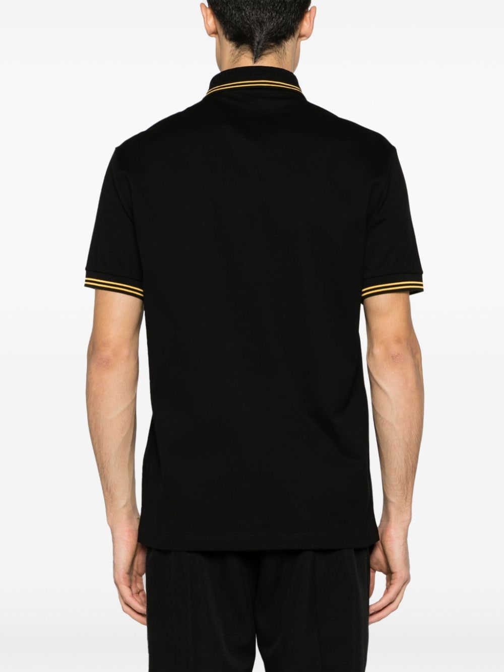 Versace VERSACE- Logo Piquet Polo Shirt