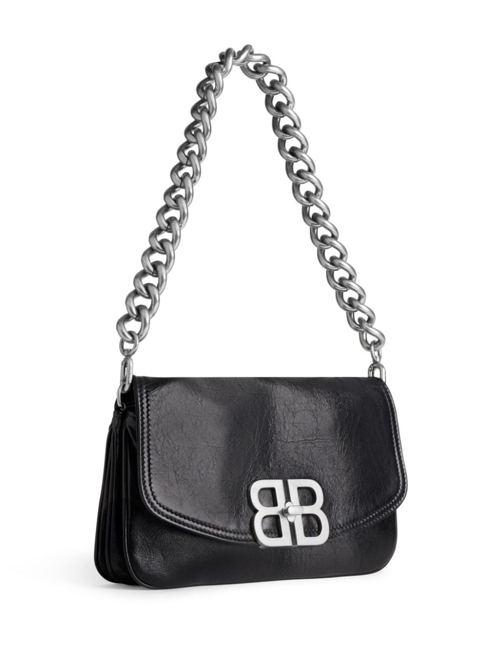 Balenciaga BALENCIAGA- Bb Soft Leather Shoulder Bag