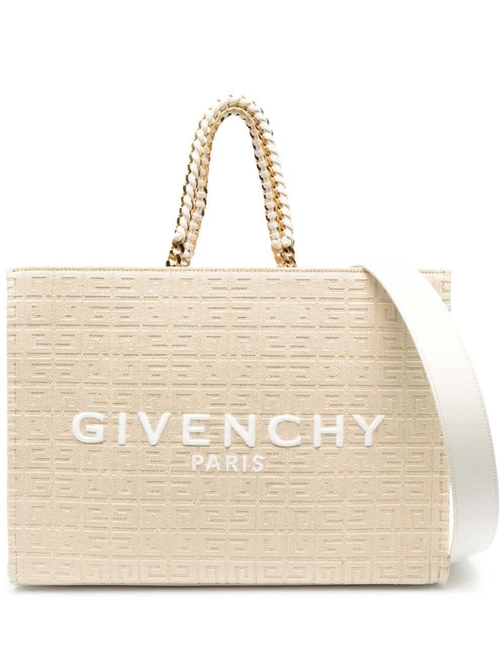 Givenchy GIVENCHY- G-tote Medium Juta Shopping Bag