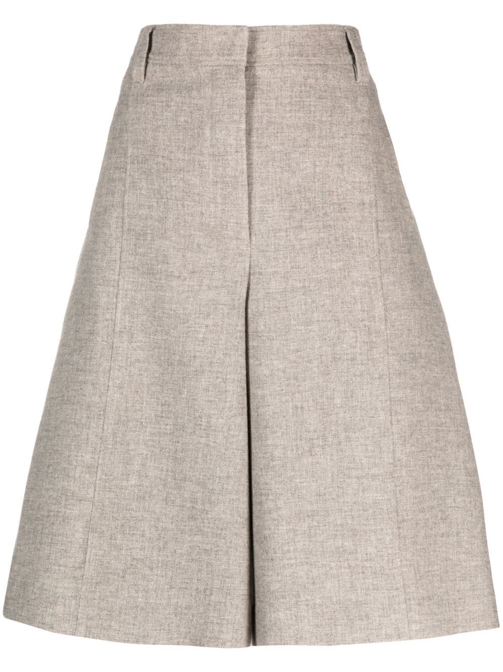 Brunello Cucinelli BRUNELLO CUCINELLI- Flared Short Trousers With Precious Details