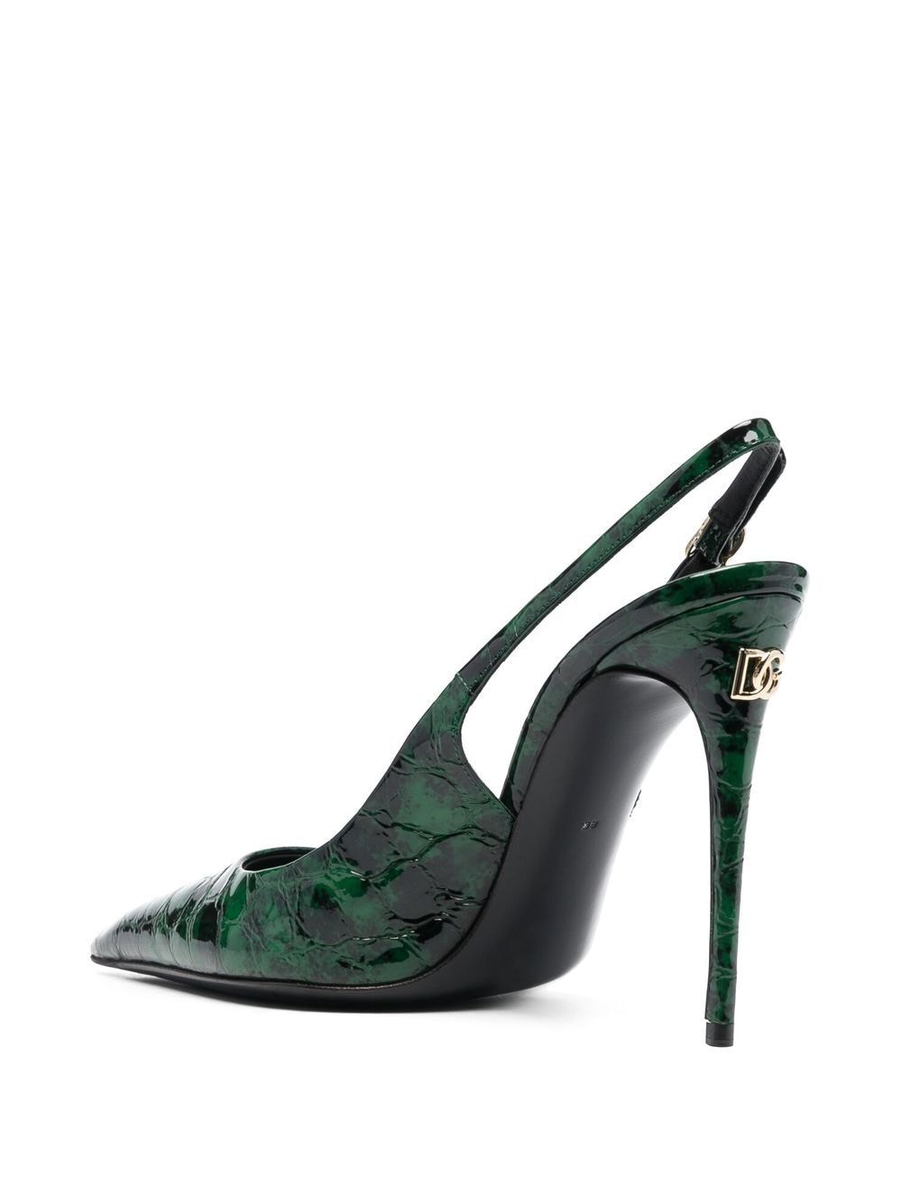 Dolce & Gabbana DOLCE & GABBANA- Leather Slingback Pumps