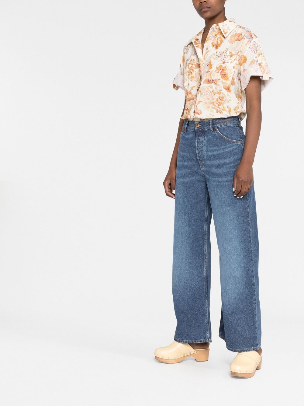 Chloé CHLOÉ- Wide Leg Denim Jeans