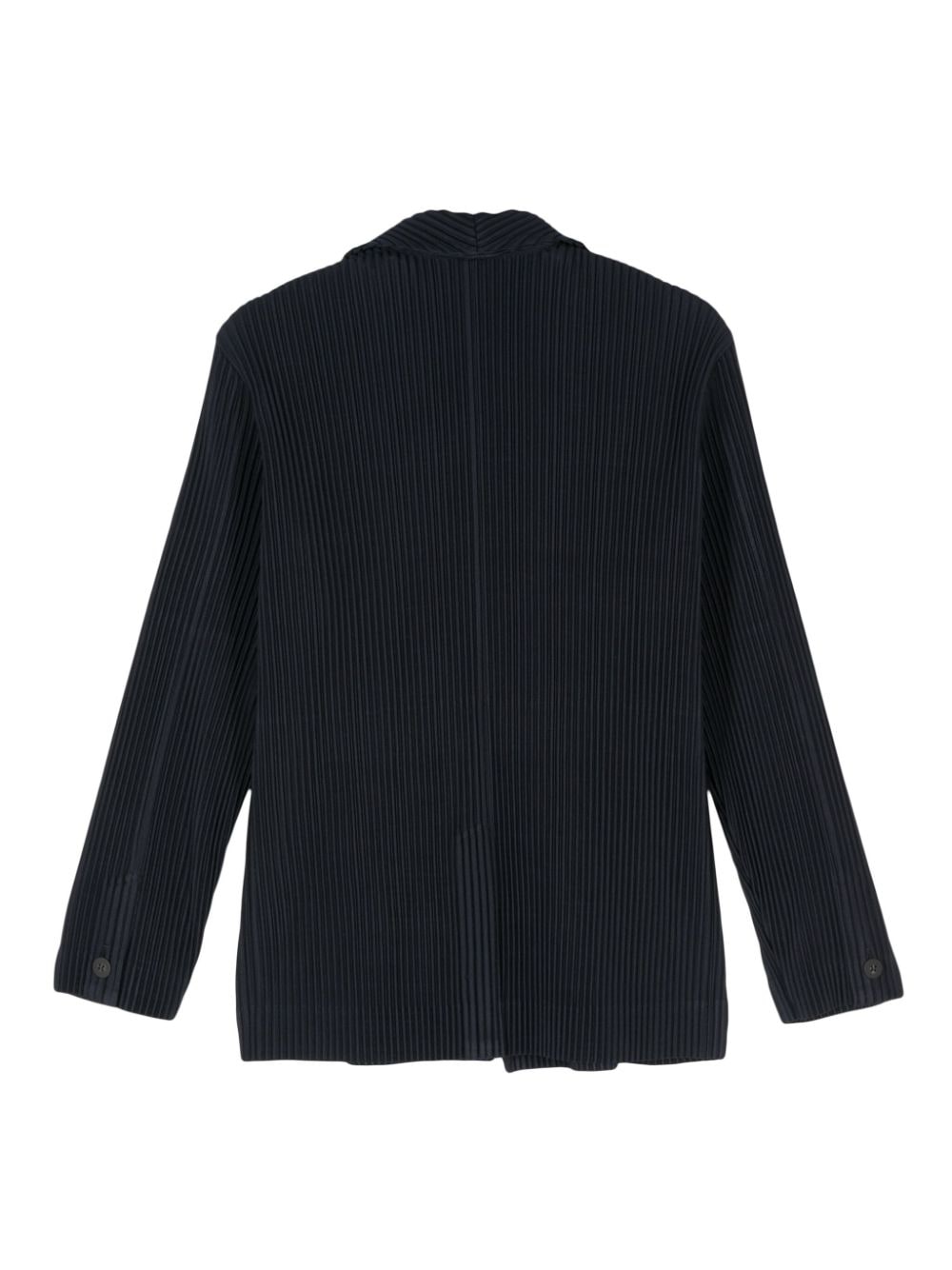  HOMME PLISSE' ISSEY MIYAKE- Pleated Single-breasted Jacket