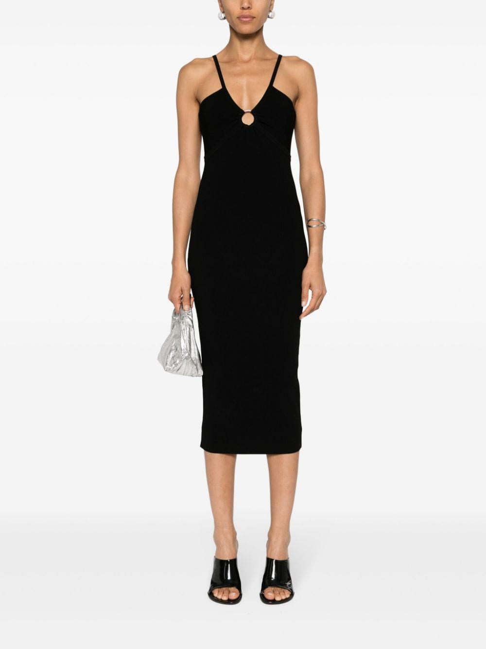  MICHAEL MICHAEL KORS- Strapless Midi Dress