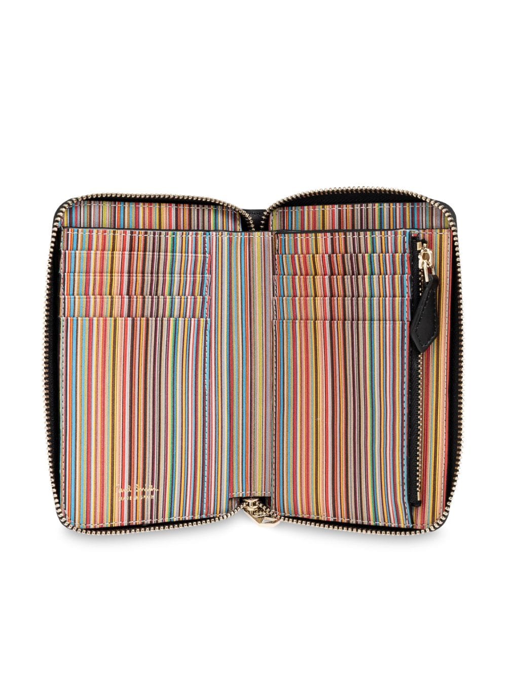 Paul Smith PAUL SMITH- Signature Striped Leather Wallet