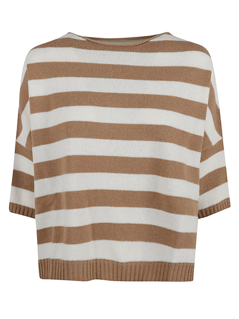 Liviana Conti LIVIANA CONTI- Striped Wool Blend Jumper