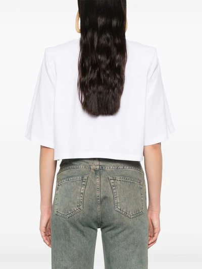 Isabel Marant ISABEL MARANT- Zaely Cotton Cropped T-shirt